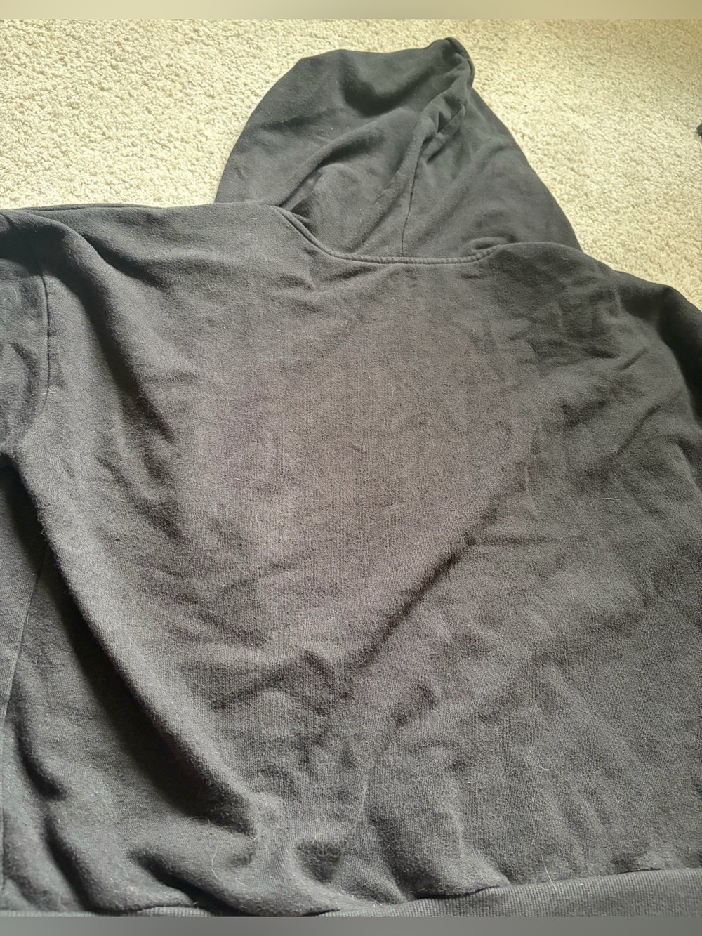 SO Black Women's Full-Zip Hooded Sweatshirt with White Drawcords - Picture 8 of 8